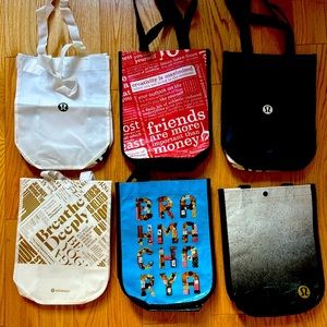 Lululemon shopping bags